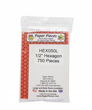 1/2" Hexagons Large Pack