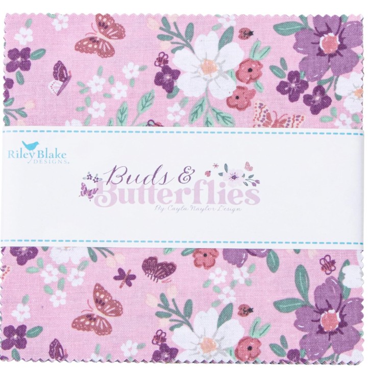Buds & Butterflies 5 Inch Stacker by Cayla Naylor for Riley Blake Designs