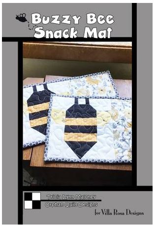 Buzzy Bee Snack Mat Pattern by Tricia Lynn Maloney for Villa Rosa Designs