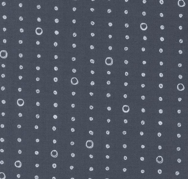 Chirp Dots and Circles Twilight by Elena Amo for Moda Fabrics