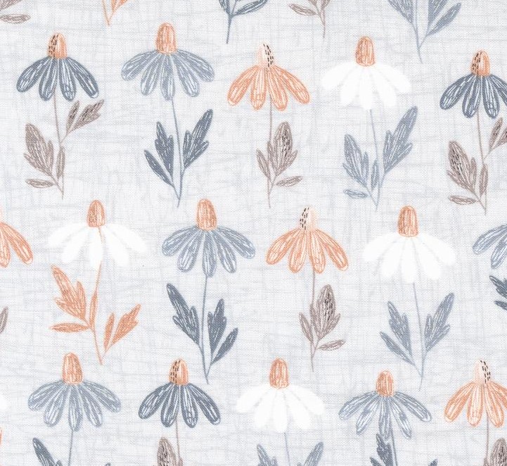 Chirp Daisy Field Mist by Elena Amo for Moda Fabrics
