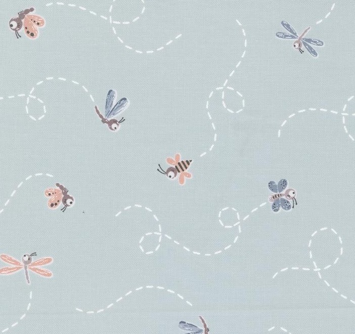Chirp Fly High Sky by Elena Amo for Moda Fabrics