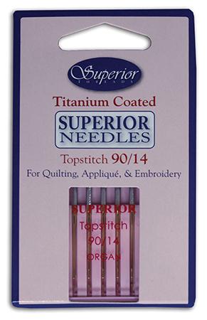 Topstitch 90/14 Titanium Coated From Superior Needles