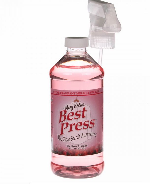 Best Press Spray Starch Tea Rose Garden 16oz