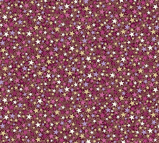 Luna Star Red by Makower UK for Andover Fabrics