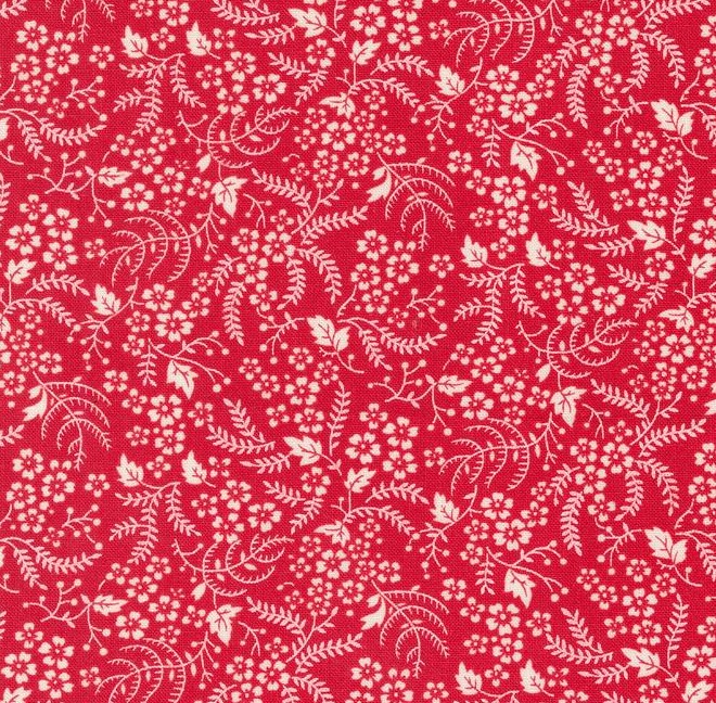 Time and Again Quaint Small Floral Cherry Linzee McCray for Moda Fabrics