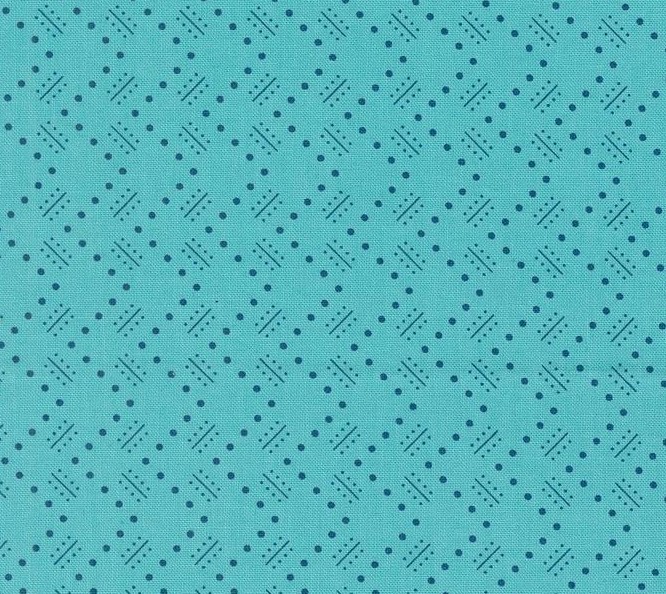 Time and Again Zigzag Aqua by Linzee McCray for Moda Fabrics