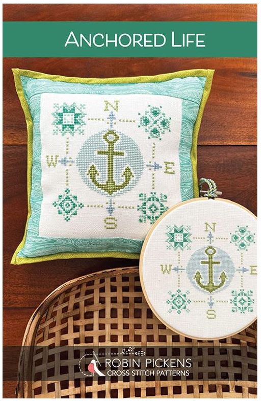 Anchored Life Cross Stitch Pattern by Robin Pickens