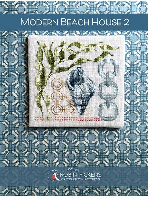 Modern Beach House 2 Cross Stitch Pattern by Robin Pickens