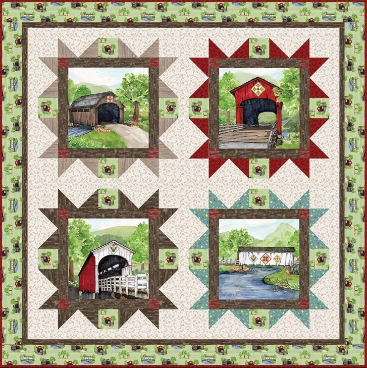 Bridges Tour Boxed Quilt Kit from Riley Blake Designs