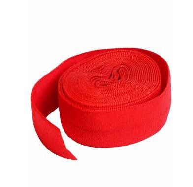 Fold-over Elastic, Atom Red, 20mm, 2-yard pkg from ByAnnie.com