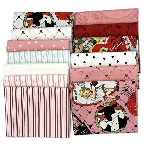 Take Heart Fat Quarter Bundle from Riley Blake