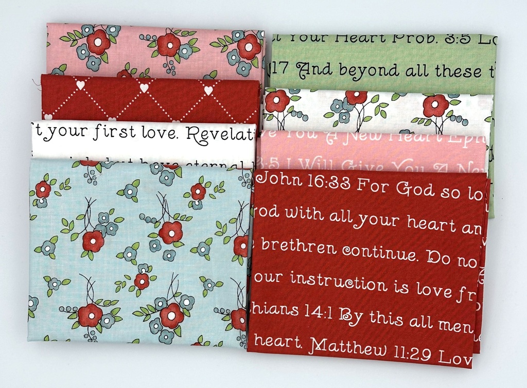 Take Heart Scripture Fat Quarter Bundle