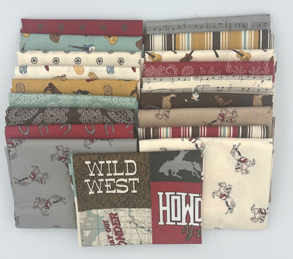 Cowboys Fat Quarter Bundle by Riley Blake