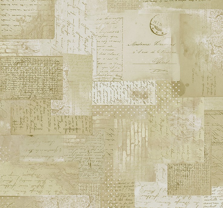 Boho Chicks Ephemera Antique White by Whistler Studios for Windham Fabrics