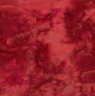 Batik Bali Watercolors Red Velvet By Bali Watercolors For Hoffman