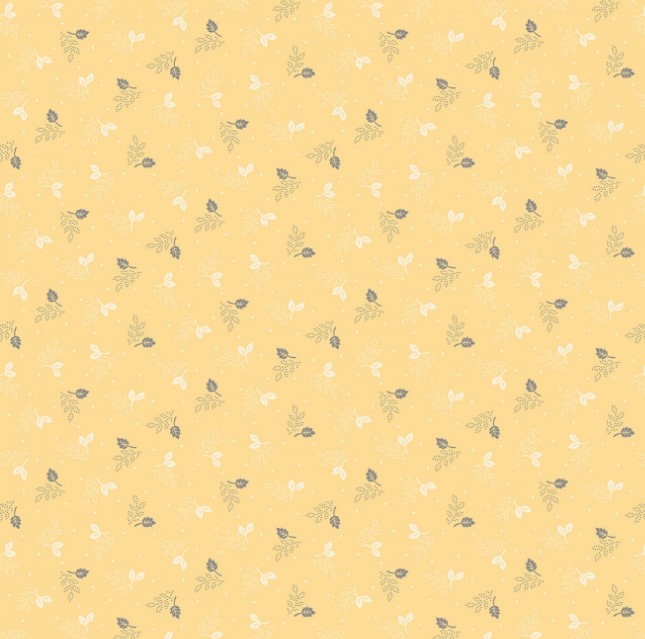Laurel Ridge Parchment Yellow by Lynn Wilder for Marcus Fabrics