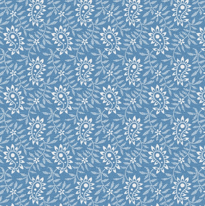 Laurel Ridge Spiceberry Blue by Lynn Wilder for Marcus Fabrics