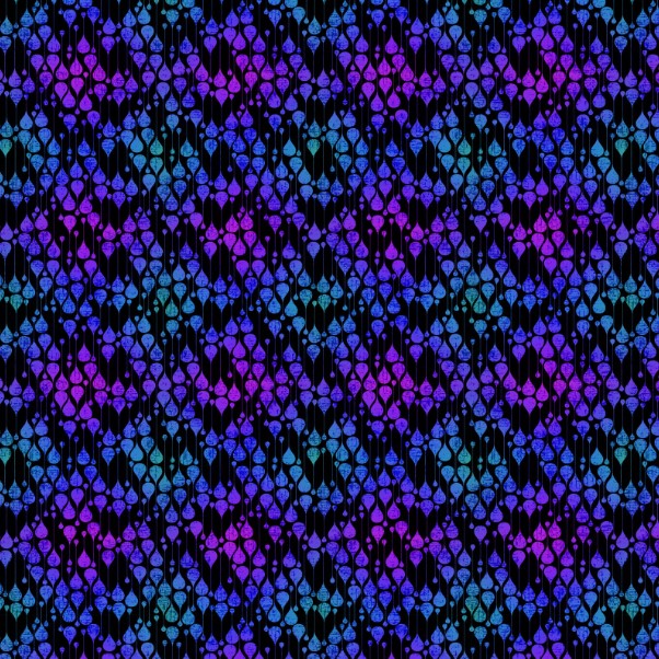 Vivid Drops Purple by Jason Yenter for In The Beginning Fabrics