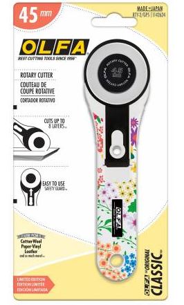 Garden Printed 45mm Olfa Rotary Cutter