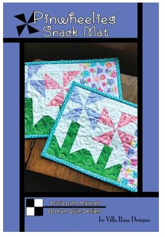Pinwheelies Snack Mat Pattern by Tricia Lynn Maloney for Villa Rosa Designs