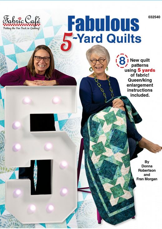 Fabulous 5-Yard Quilts Pattern Book from Fabric Cafe