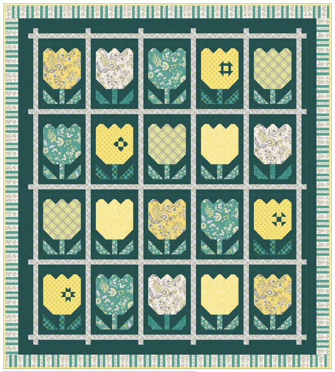 Petal Parade Quilt Kit by Windham