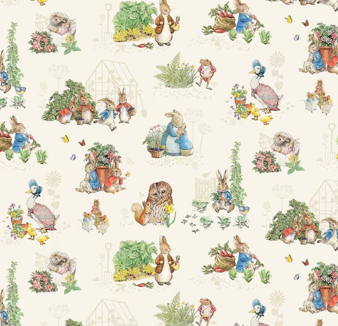 Peter Rabbit & Friends Characters Cloud by Beatrix Potter for Riley Blake Designs