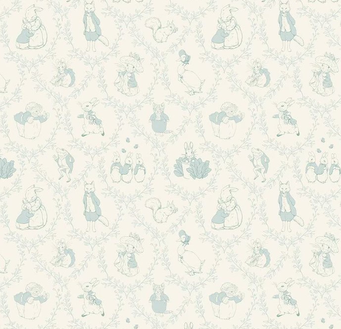 Peter Rabbit & Friends Toile Cloud by Beatrix Potter for Riley Blake Designs