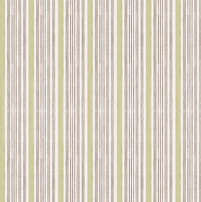 Spring Garden Stripe Olive by Katie Pertiet for Clothworks