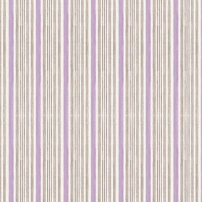 Spring Garden Stripe Purple by Katie Pertiet for Clothworks