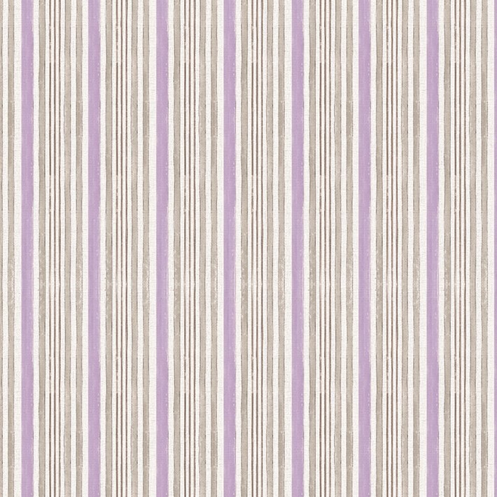 Spring Garden Stripe Purple by Katie Pertiet for Clothworks