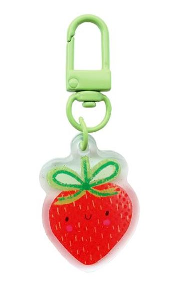 Strawberry Zipper Charm from Lizzy House