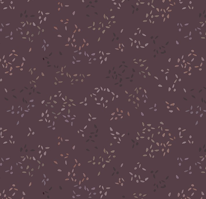 Petal Pixies Pixie Dust Aubergine by Whistler Studios for Windham Fabrics