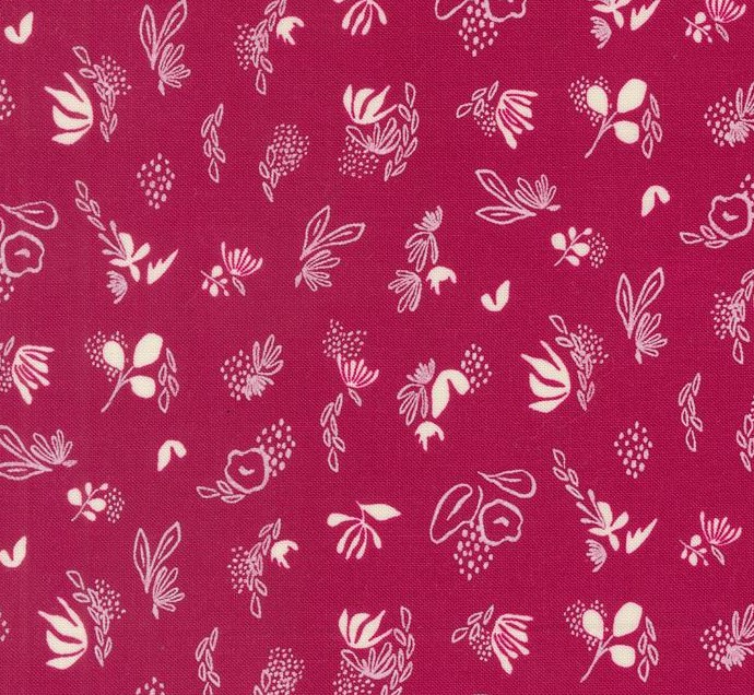 Things Above Floral Sprinkles Pomegranate by Fancy That Design House for Moda Fabrics