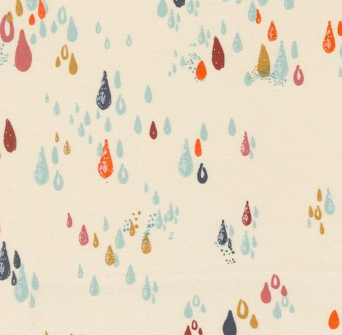 Things Above Drops Eggshell by Fancy That Design House for Moda Fabrics