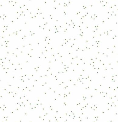 Blossoms Clover on White Background from Riley Blake Designs