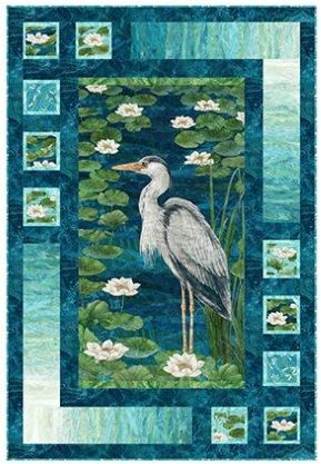 Harmony Quilt Kit featuring Tranquil Water