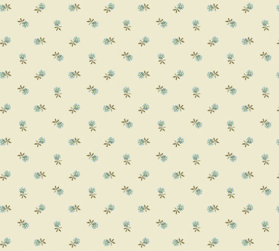 Dahlia Pincushion Flower Linen by Laundry Basket Quilts for Andover Fabrics