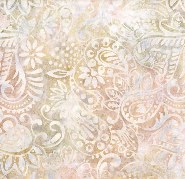 Copper Mountain Batiks Dots & Leaves Cream from Wilmington Batiks
