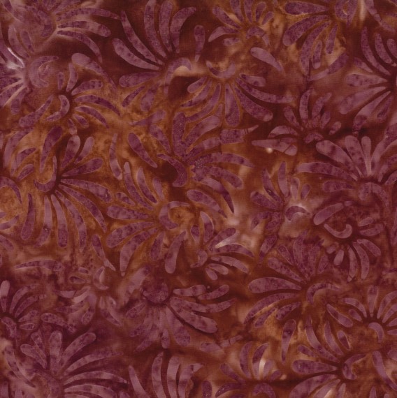 Copper Mountain Batiks Petal Toss Red from Wilmington Prints