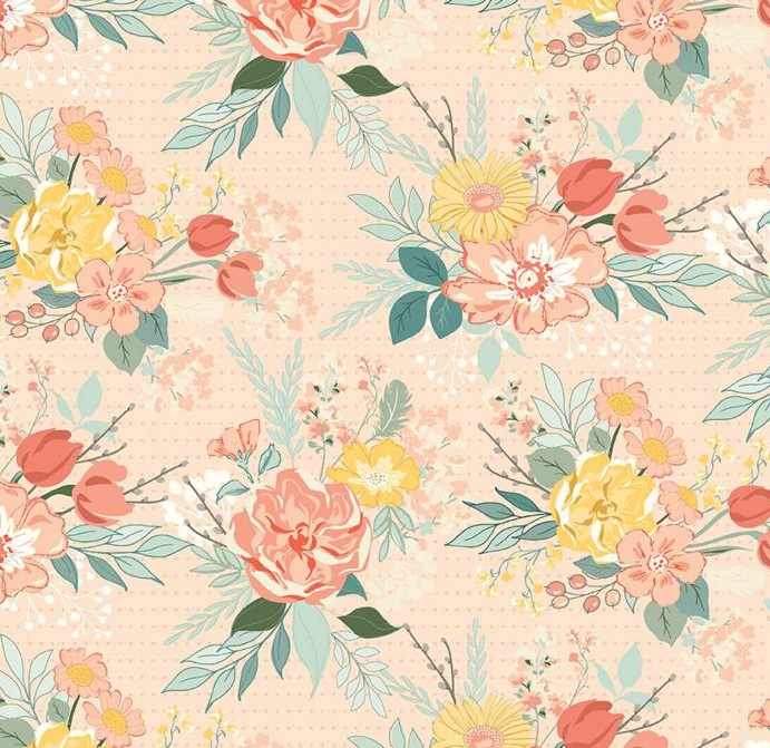 New Beginnings Main Blush by Sandy Gervais for Riley Blake Designs