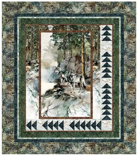 Wolves In the Wild Quilt Kit