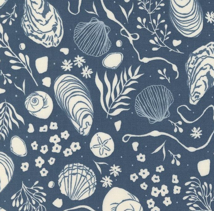 Seaglass Summer Tide Pool Indigo Sea by Sweetfire Road for Moda Fabrics