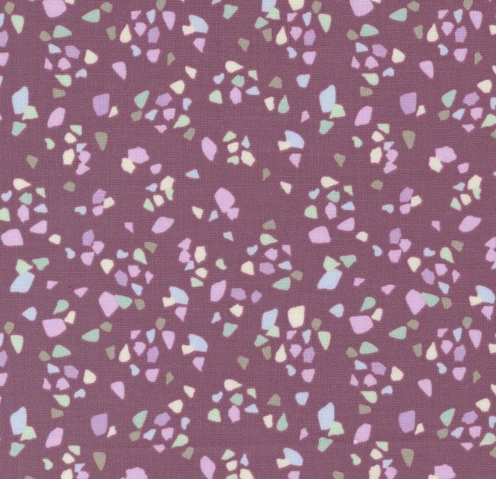 Seaglass Summer Shimmering Seaglass Beach Plum by Sweetfire Road for Moda Fabrics