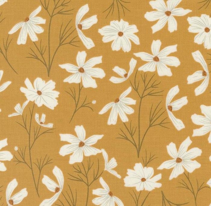Seaglass Summer Cottage Cosmo Florals Summer Sunshine by Sweetfire Road for Moda Fabrics