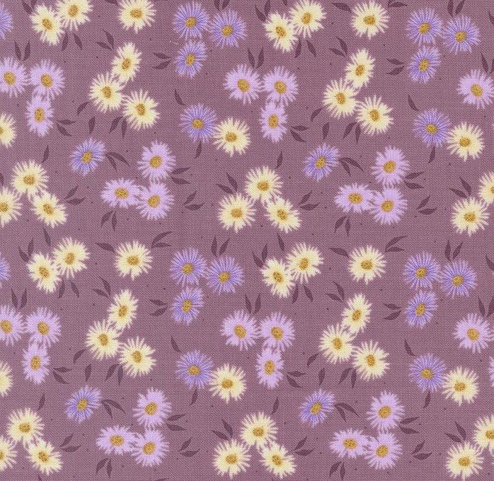 Seaglass Summer Bach Asters Small Floral Beach Plum by Sweetfire Road for Moda Fabrics