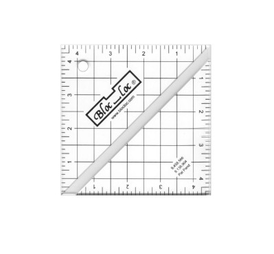 Bloc Loc Half-Square Triangle Ruler 4.5" x 4.5"