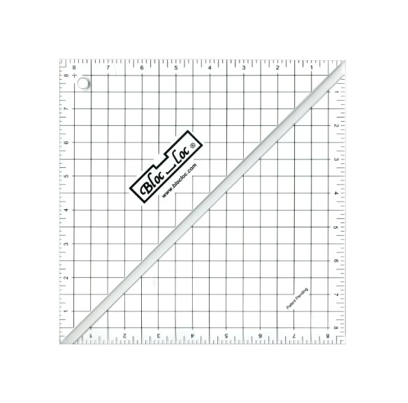 Bloc Loc Half-Square Triangle Ruler 8.5" x 8.5"