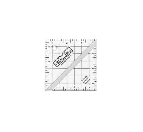 Bloc Loc Half-Square Triangle Ruler 3.5" x 3.5"